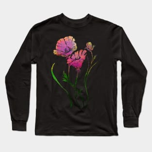 Flower pink Long Sleeve T-Shirt